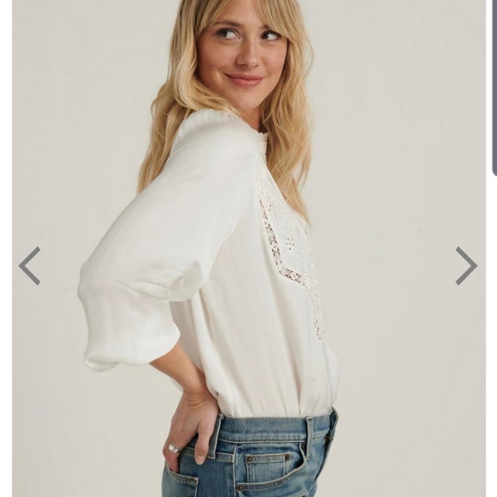 Lucky Brand | Embroidery Blouse